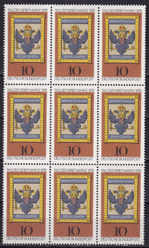 BRD 903 postfrisch 9er-Block