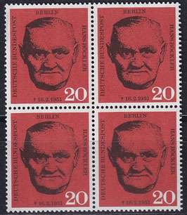 BERL 197 postfrisch Viererblock