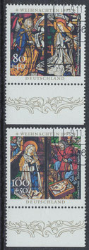 BRD 1831-1832 gestempelt mit Bogenrand unten