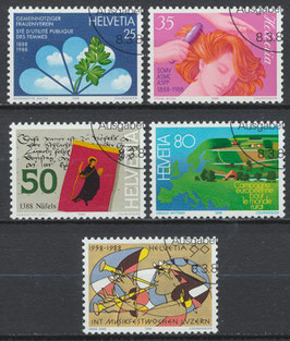 CH 1364-1368  gestempelt
