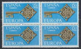 ES 1755 postfrisch Viererblock