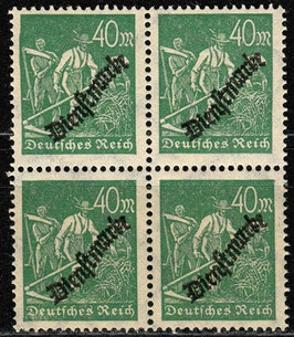 DR-DI 77 postfrisch Viererblock
