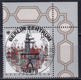 BRD 1965 gestempelt ESST mit Eckrand rechts oben
