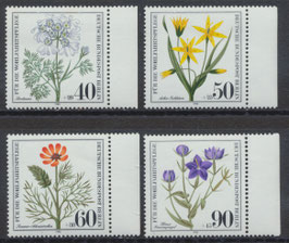 BERL 629-632 postfrisch mit Bogenrand rechts