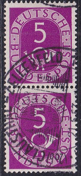 BRD 125 gestempelt senkrechtes Paar