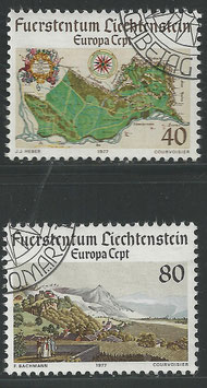 LIE 667-668  gestempelt