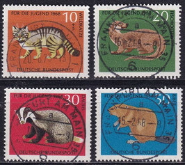 BRD 549-552 gestempelt