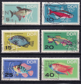 DDR 1221-1226 philat. Stempel