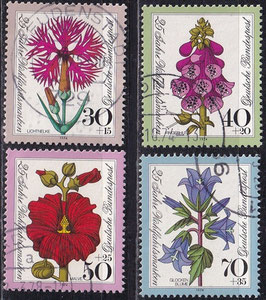 BRD 818-821 gestempelt