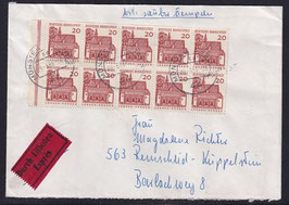 BRD H-Blatt 16 auf Brief