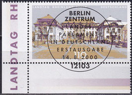 BRD 2129 gestempelt ESST mit Eckrand links unten