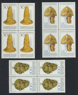 BRD 943-945 postfrisch Viererblocksatz