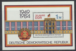 DDR Block 77 postfrisch