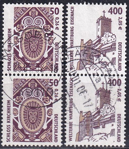 BRD 2210-2211 gestempelt senkrechte Paare