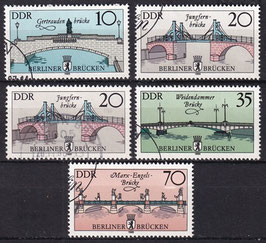 DDR 2972-2975 (I+II) philat. Stempel