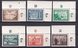 DR 702-713 postfrisch mit Bogen- und Eckränder