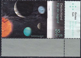 BRD 2885 gestempelt mit Eckrand rechts unten