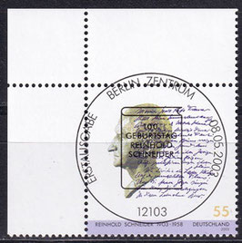 BRD 2339 gestempelt ESST mit Eckrand links oben