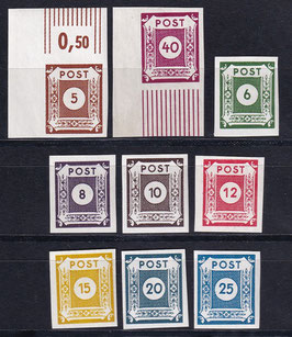 SBZ 42A-50A postfrisch