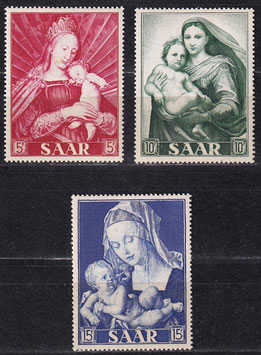 SAAR 351-353 postfrisch