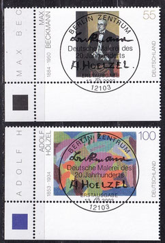 BRD 2315-2316 gestempelt ESST mit Eckrand links unten