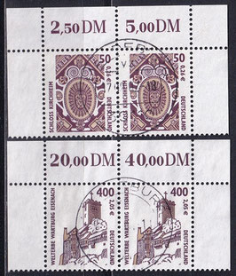 BRD 2210-2211 gestempelt waagrechte Paare mit Bogenrand