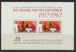 DDR Block 26    1315B-1316B postfrisch