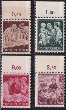 DR 869-872 postfrisch mit Bogenränder oben