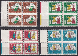 BERL 266-269 postfrisch Viererblocksatz mit Bogenrand links