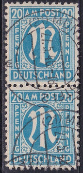 BIZO 26 gestempelt senkrechtes PAar