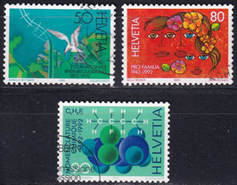 CH 1465-1467 gestempelt