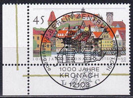 BRD 2309 gestempelt ESST mit Eckrand links unten
