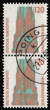 BRD 1375 gestempelt senkrechtes Paar
