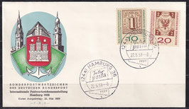 BRD-FDC 310-311 a+b Ersttagsbrief (2 Belege)