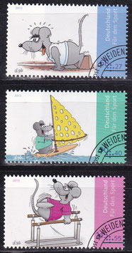 BRD 3004-3006 gestempelt