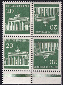 BRD K8 (2x) postfrisch Zusammendruck mit Bogenrand (MH13)