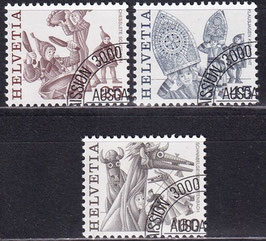 CH 1280-1282 gestempelt