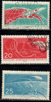 DDR 822-824  philat. Stempel
