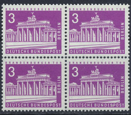 BERL 231 postfrisch Viererblock