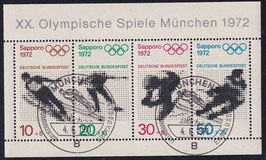 BRD Block 6;   684-687 gestempelt mit ESST "MÜNCHEN"