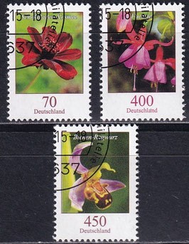 BRD 3189-3191 gestempelt