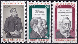 DDR 1622-1624 philat. Stempel