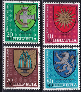 CH 1187-1190 gestempelt