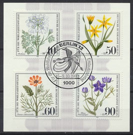 BERL 629-632 gestempelt mit Ersttagssonderstempel