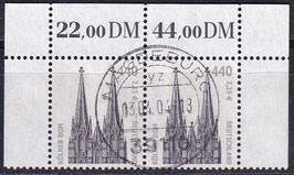 BRD 2206 gestempelt waagrechtes Paar mit Bogenrand