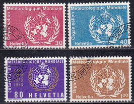 CH-OMM/WMO 10-12 gestempelt