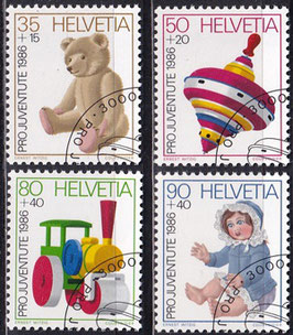 CH 1331-1334 gestempelt