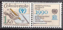 CZ 3029 + Zierfeld  postfrisch