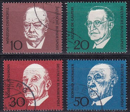 BRD 554-557 gestempelt