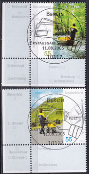 BRD 2481-2482 gestempelt mit ESST Eckrand links unten